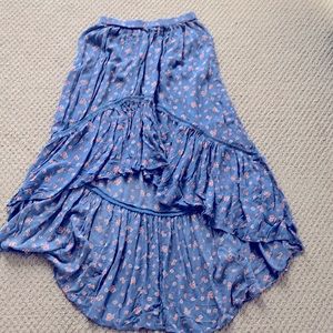 American eagle outfitters Blue floral skirt